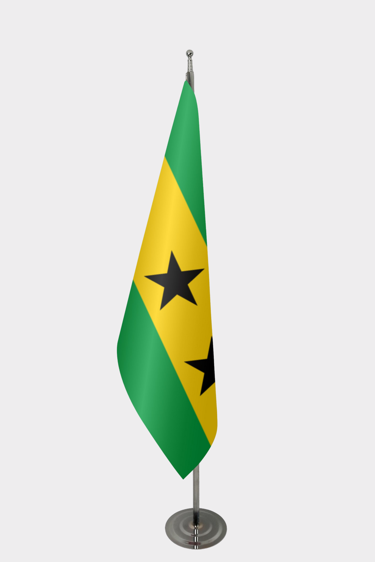 São Tomé ve Príncipe Makam Bayrağı Seti