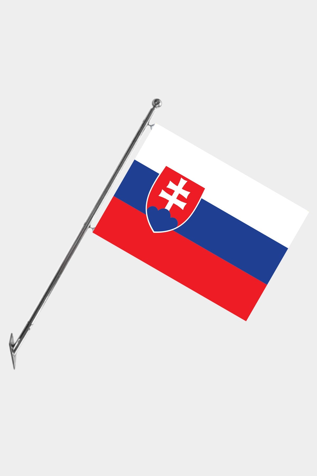 Slovakya Teleskopik Duvar Bayrağı Seti