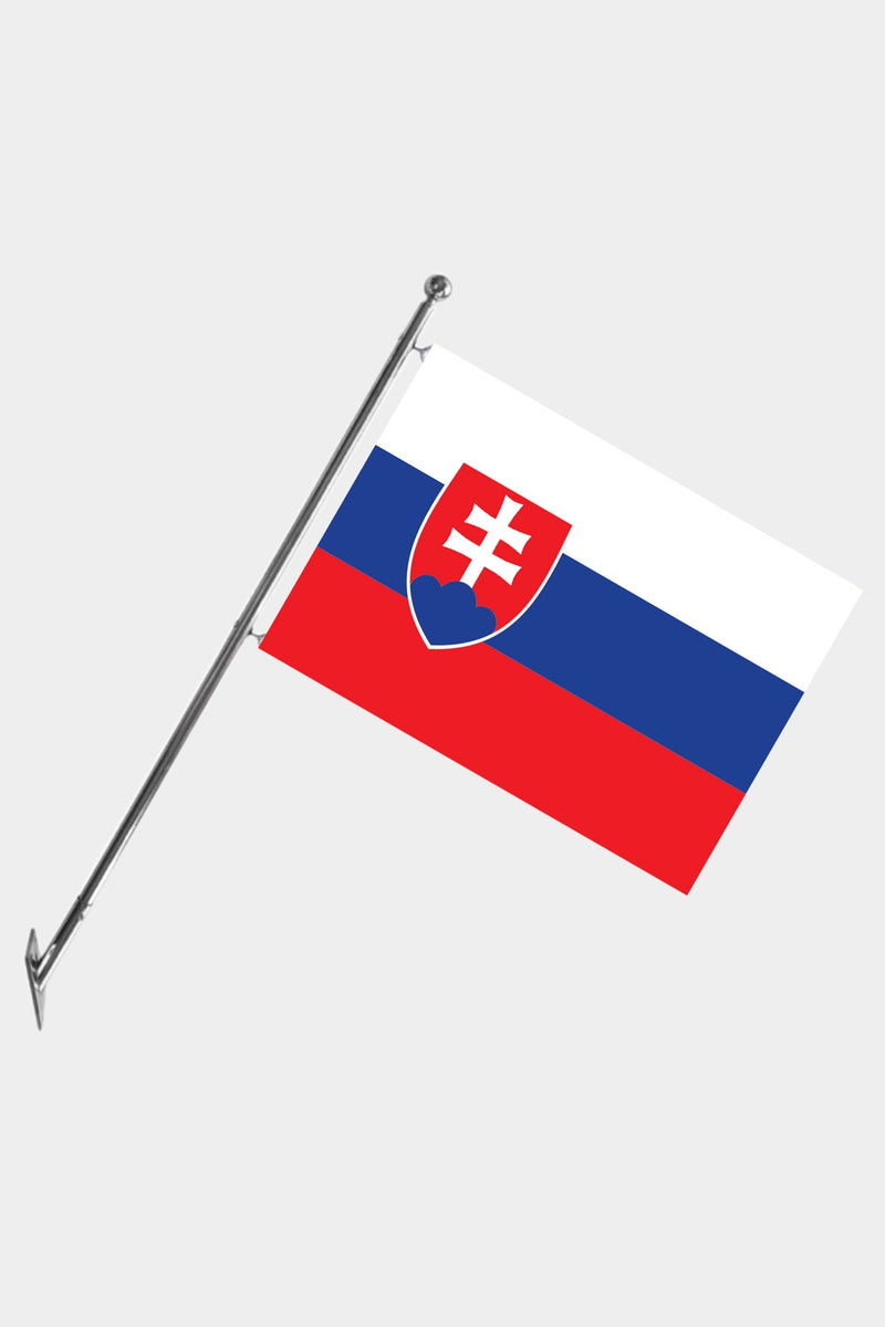 Slovakya Teleskopik Duvar Bayrağı Seti