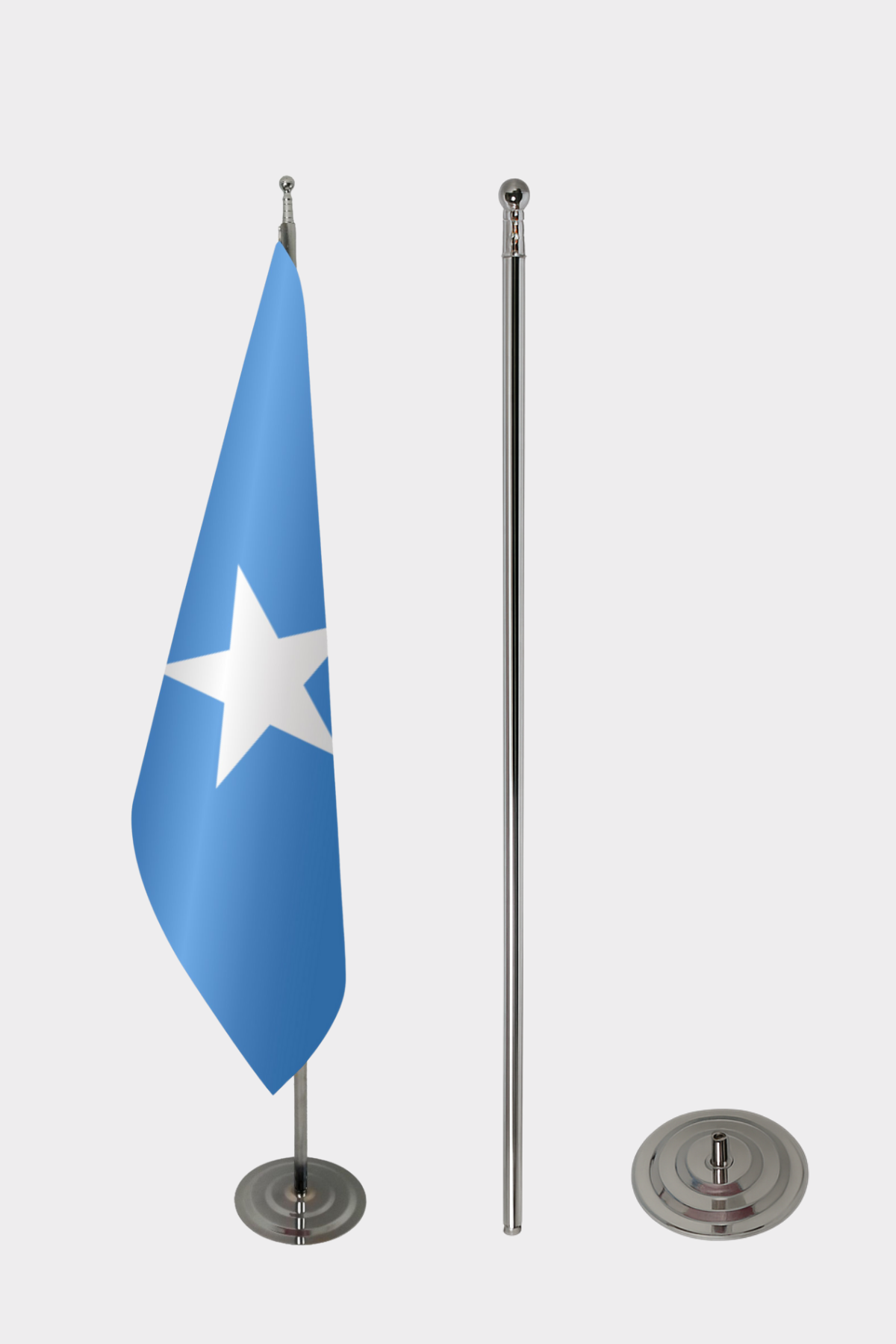 Somali Makam Bayrağı Seti yakın çekim