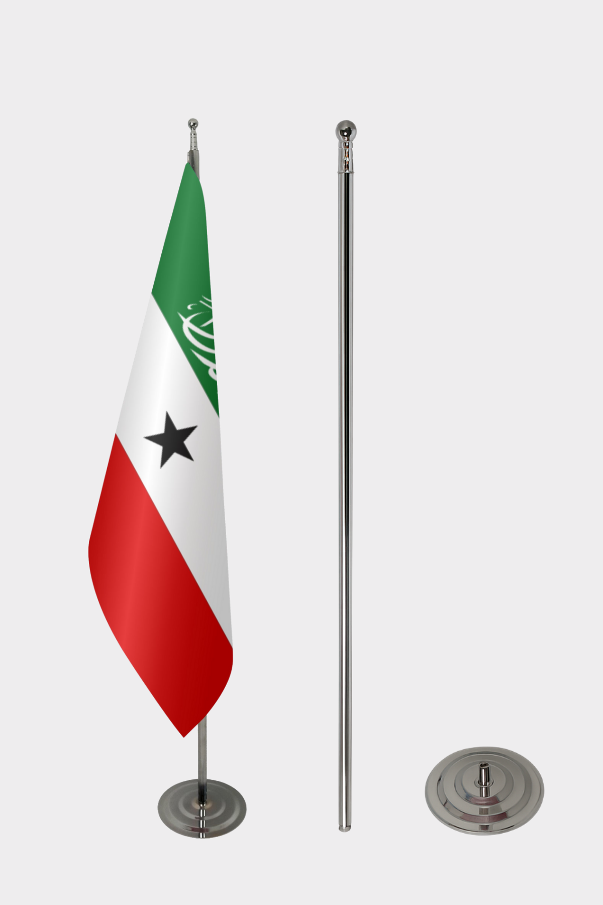 Somaliland Makam Bayrağı Seti yakın çekim