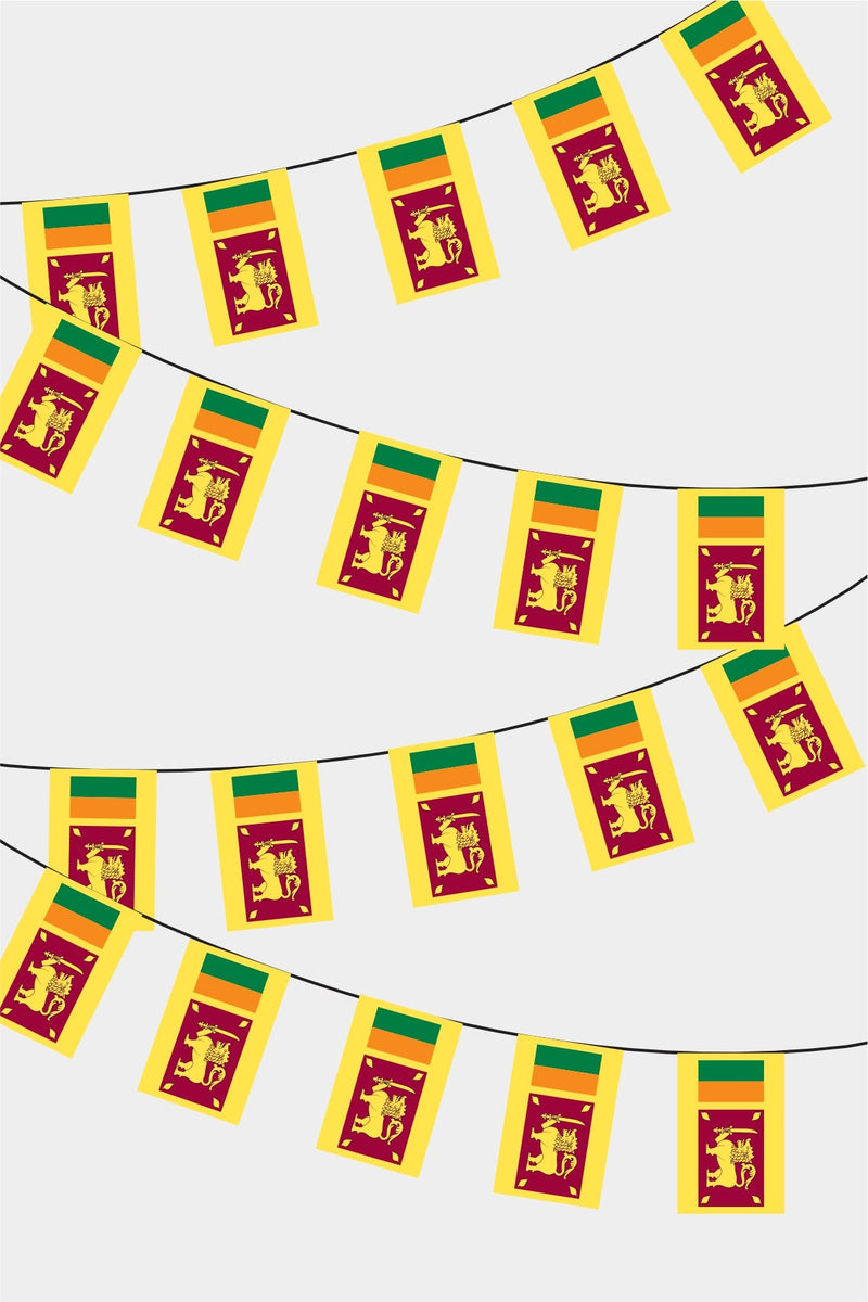 Sri Lanka Dikdörtgen Süsleme Bayrak