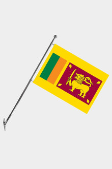Sri Lanka Teleskopik Duvar Bayrağı Seti