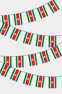 Surinam Dikdörtgen Süsleme Bayrak