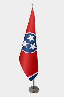 Tennessee Makam Bayrağı Seti