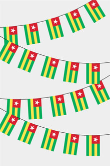 Togo Dikdörtgen Süsleme Bayrak