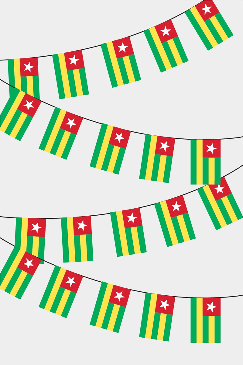 Togo Dikdörtgen Süsleme Bayrak