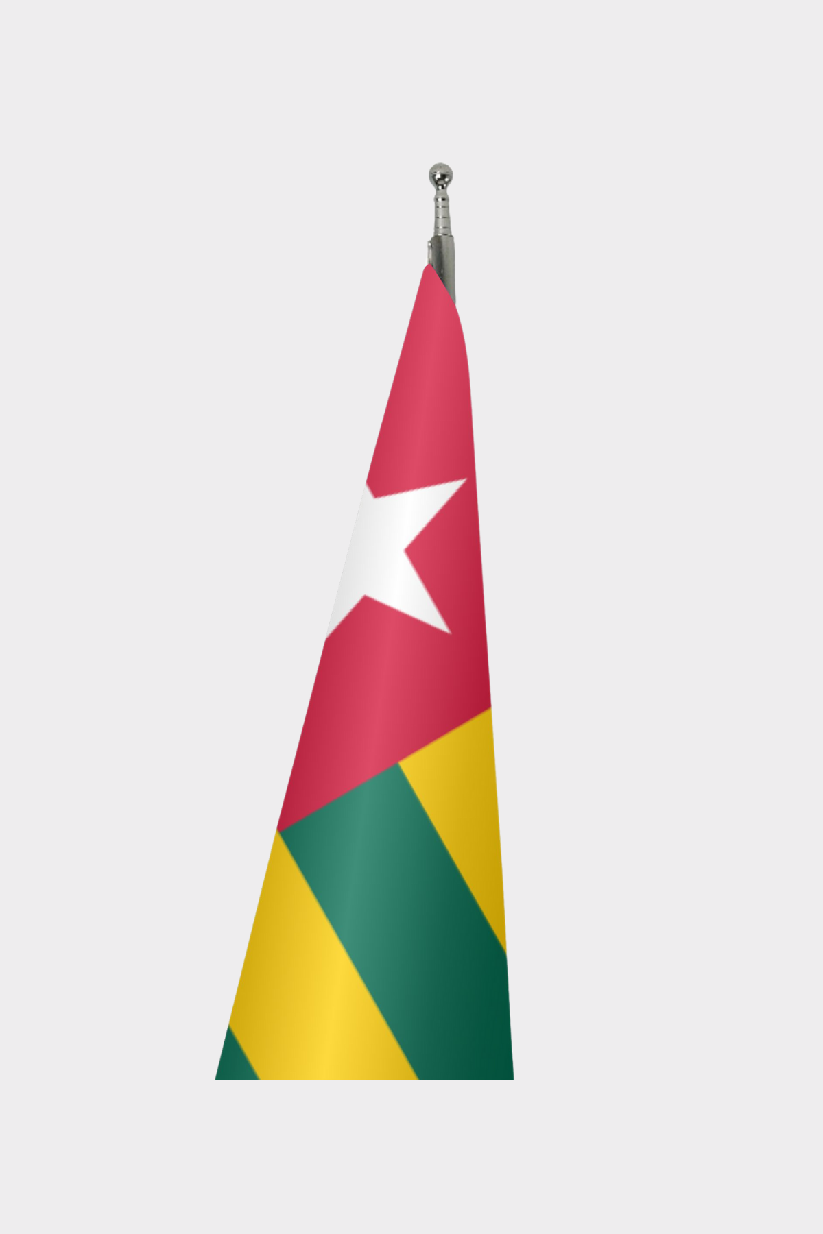Togo Makam Bayrağı Seti detay görünümü