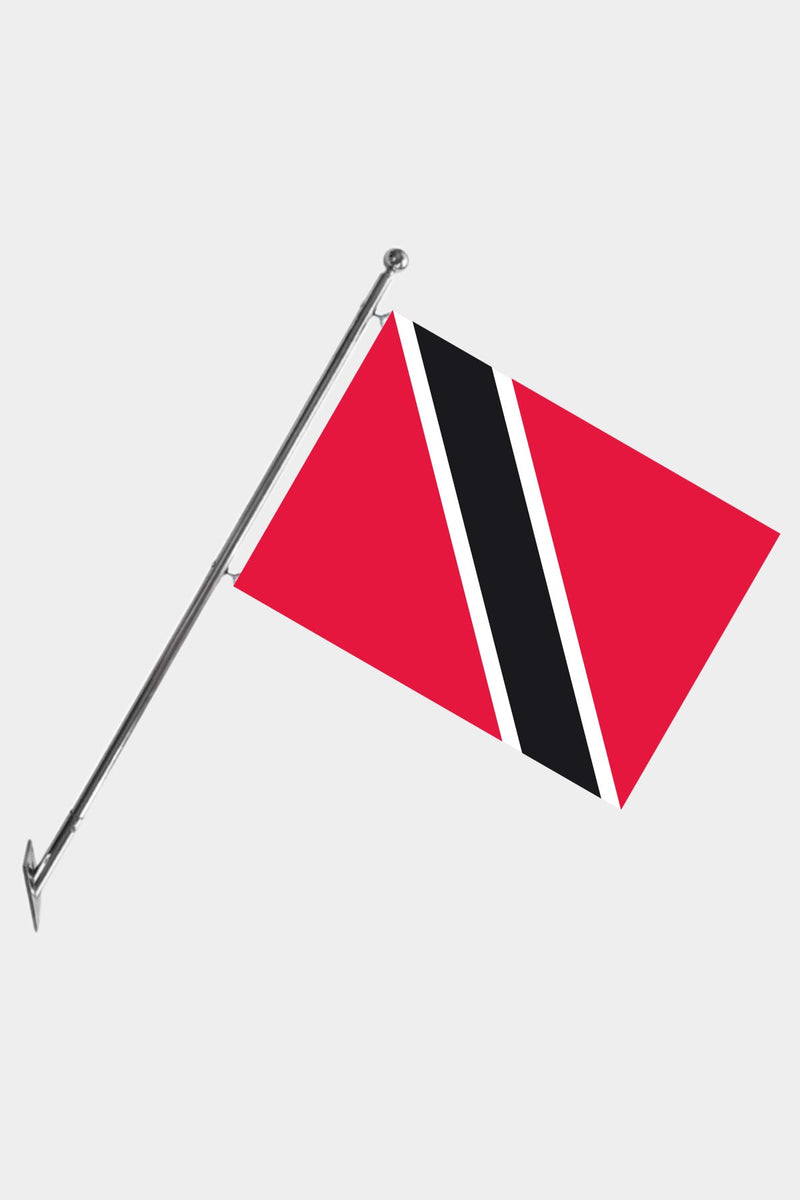 Trinidad ve Tobago Teleskopik Duvar Bayrağı Seti