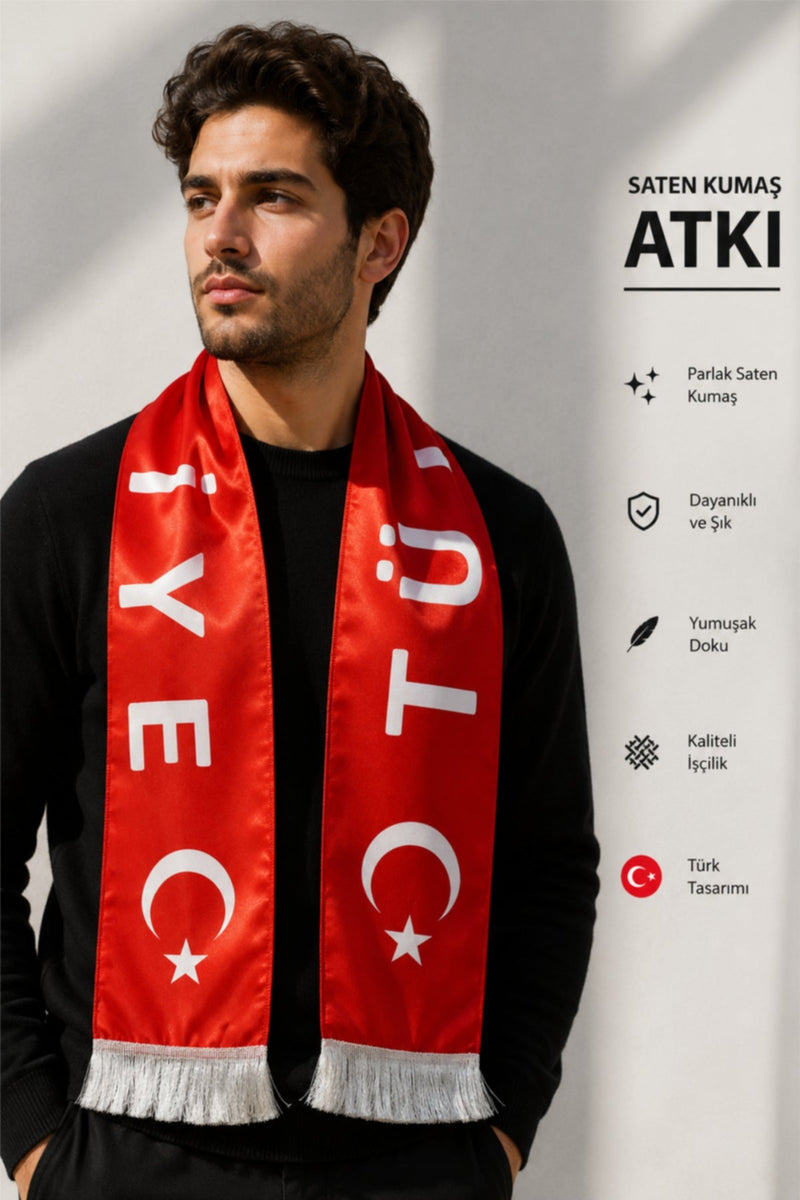 Türk Bayraklı Atkı 2