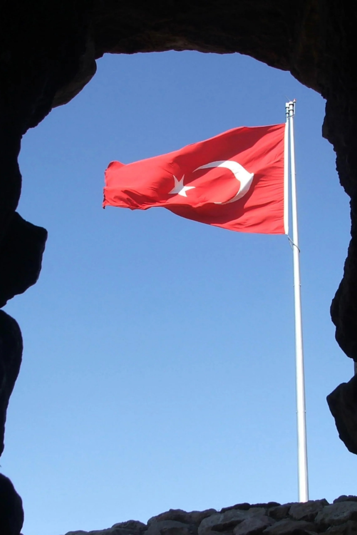 Türkiye Bayrağı taban detayı