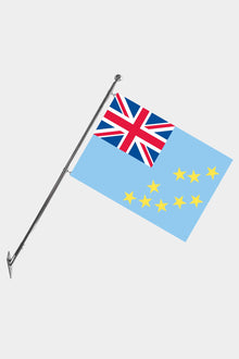 Tuvalu Teleskopik Duvar Bayrağı Seti