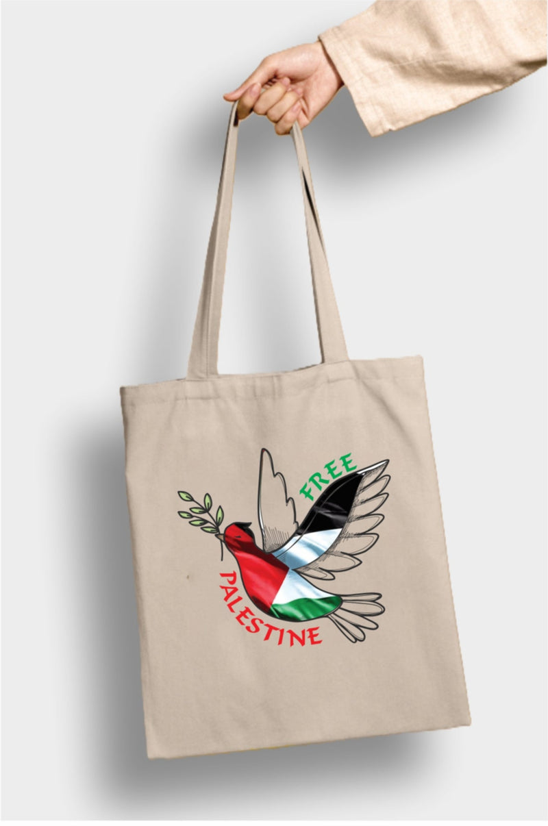 Ücretsiz Filistin Kuş Tote Çantası