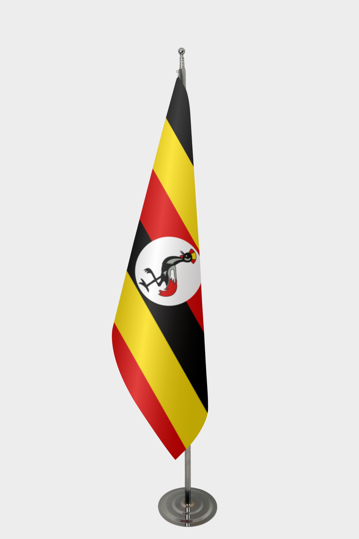Uganda Makam Bayrağı Seti