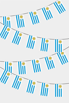 Uruguay Dikdörtgen Süsleme Bayrak