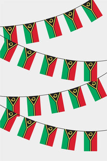 Vanuatu Dikdörtgen Süsleme Bayrak