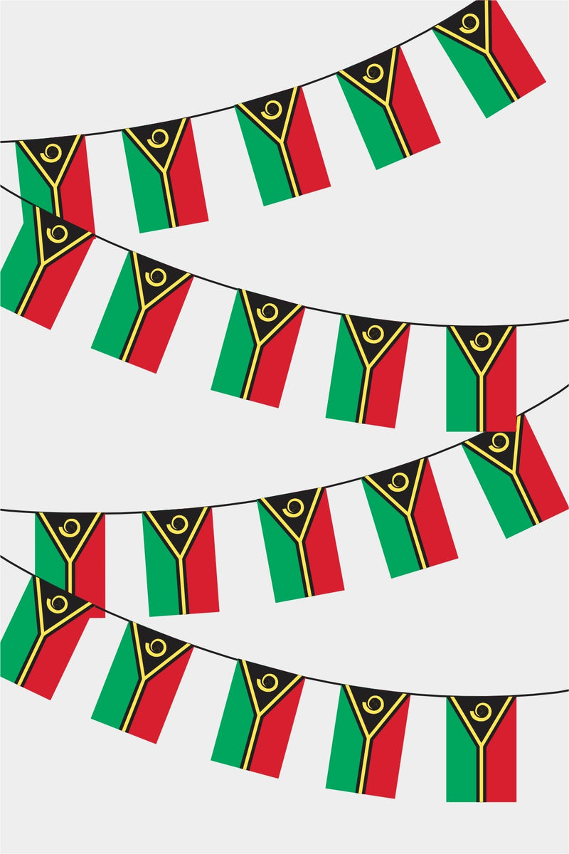 Vanuatu Dikdörtgen Süsleme Bayrak