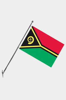 Vanuatu Teleskopik Duvar Bayrağı Seti