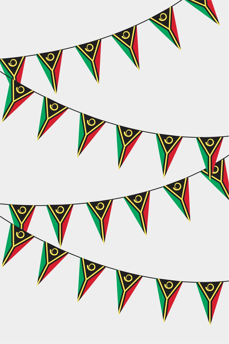 Vanuatu Üçgen Süsleme Bayrak