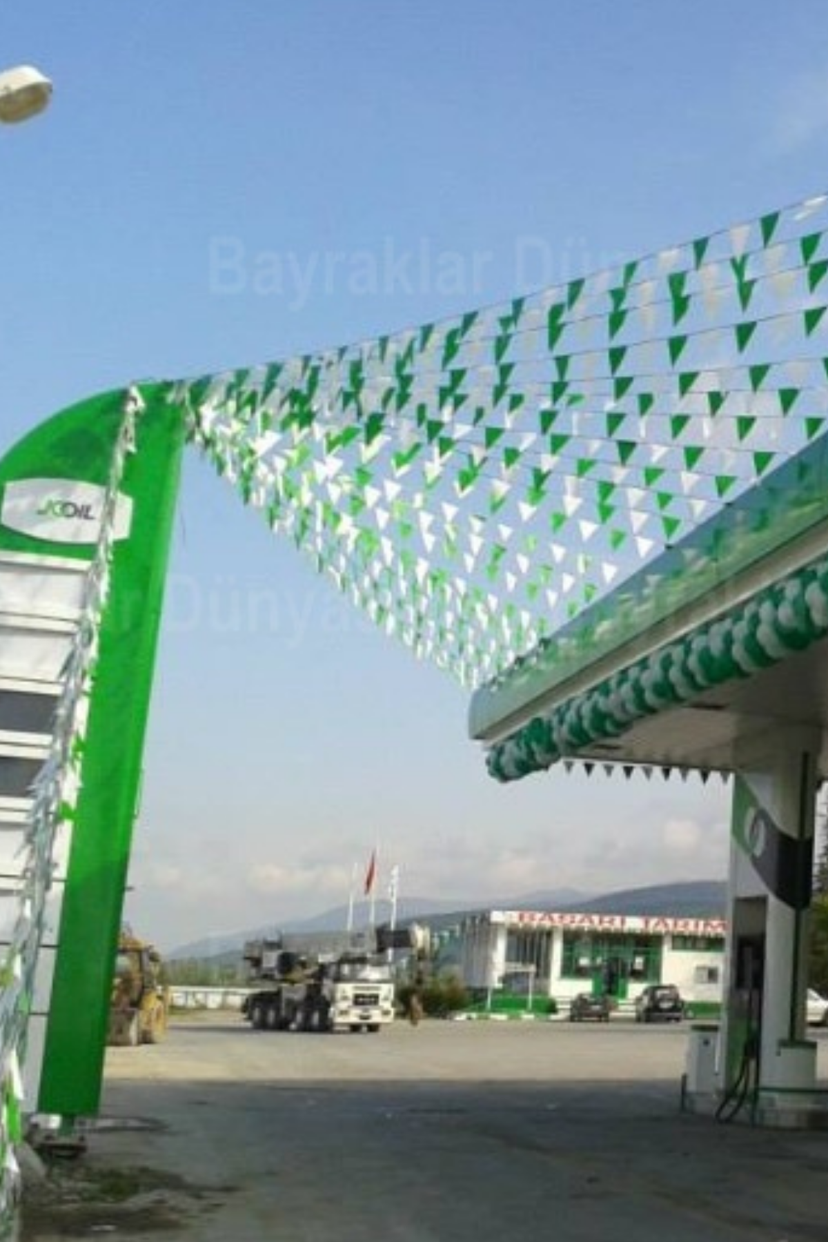 Vinil Dekoratif Bayrak 25m detay görünümü