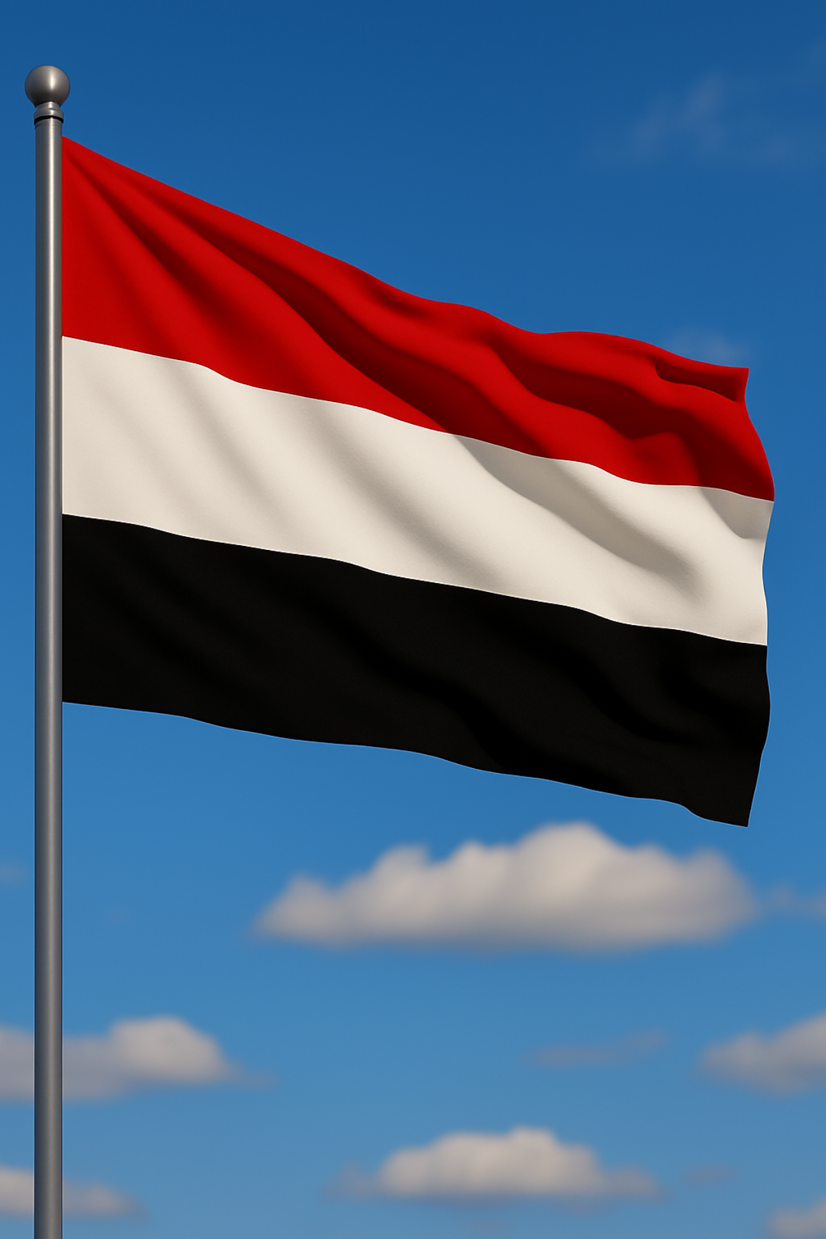 Yemen Bayrağı detay görünümü