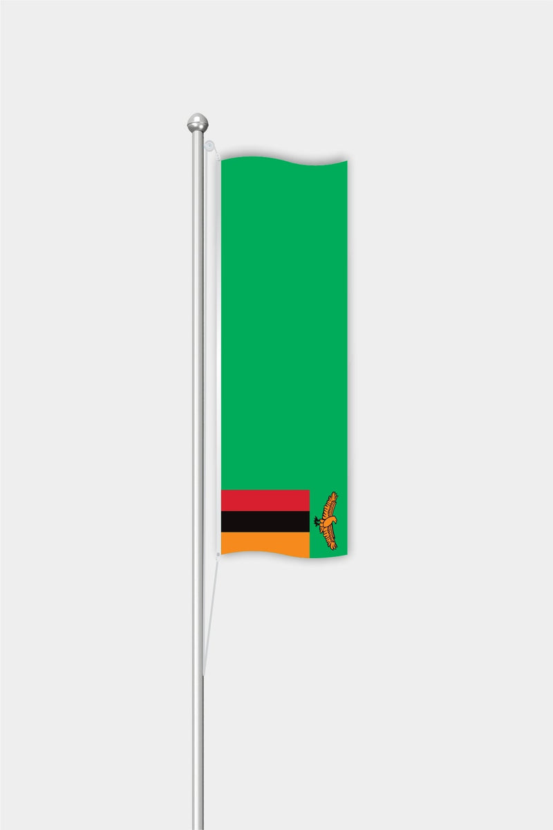 Zambiya Dikey Bayrağı